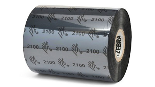Picture of Zebra 2100 Wax Ribbon (25mm core) 40mm x 400M